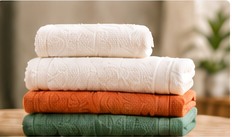 Demo towel stack for bulk and event order enquiries